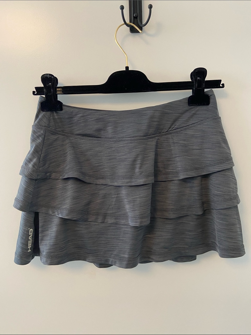 HEAD Women's Gray Layered Tennis Skort